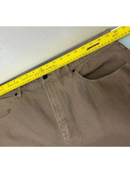 Proof Rover Pants Mens 38X34 Straight Canvas Jeans Brown Hiking Work Huckberry - Picture 7 of 13